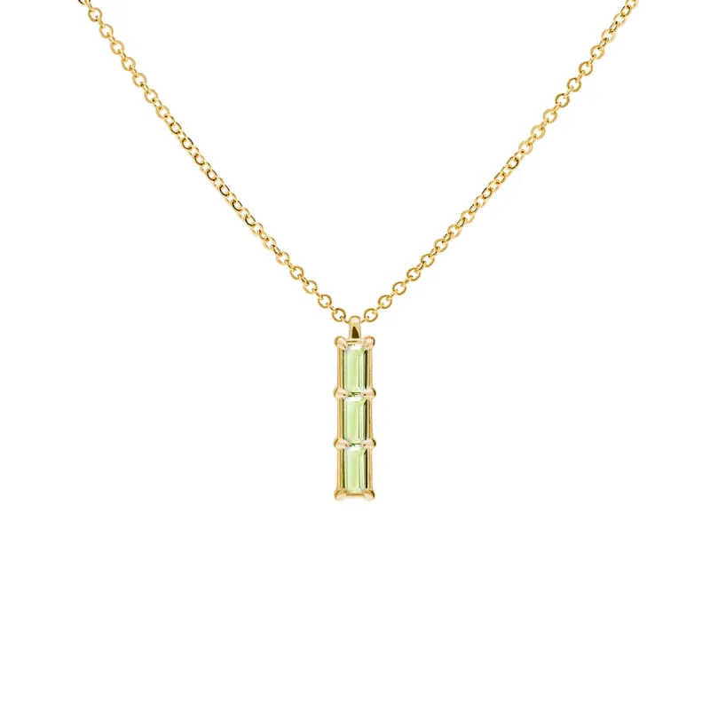 Providence 3 Peridot Pendant in 14k Gold (August) sold by Haverhill
