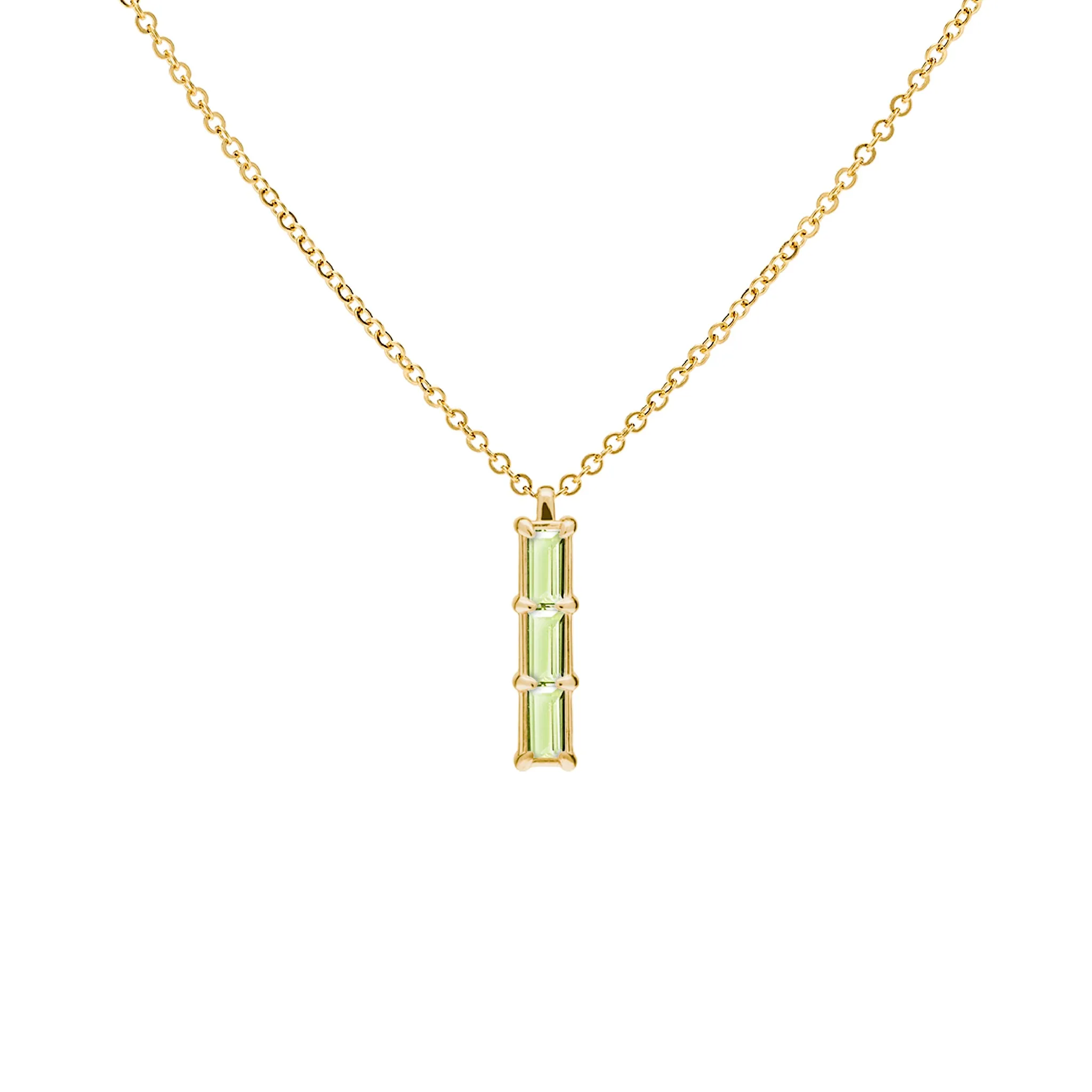 Providence 3 Peridot Pendant in 14k Gold (August) sold by Haverhill