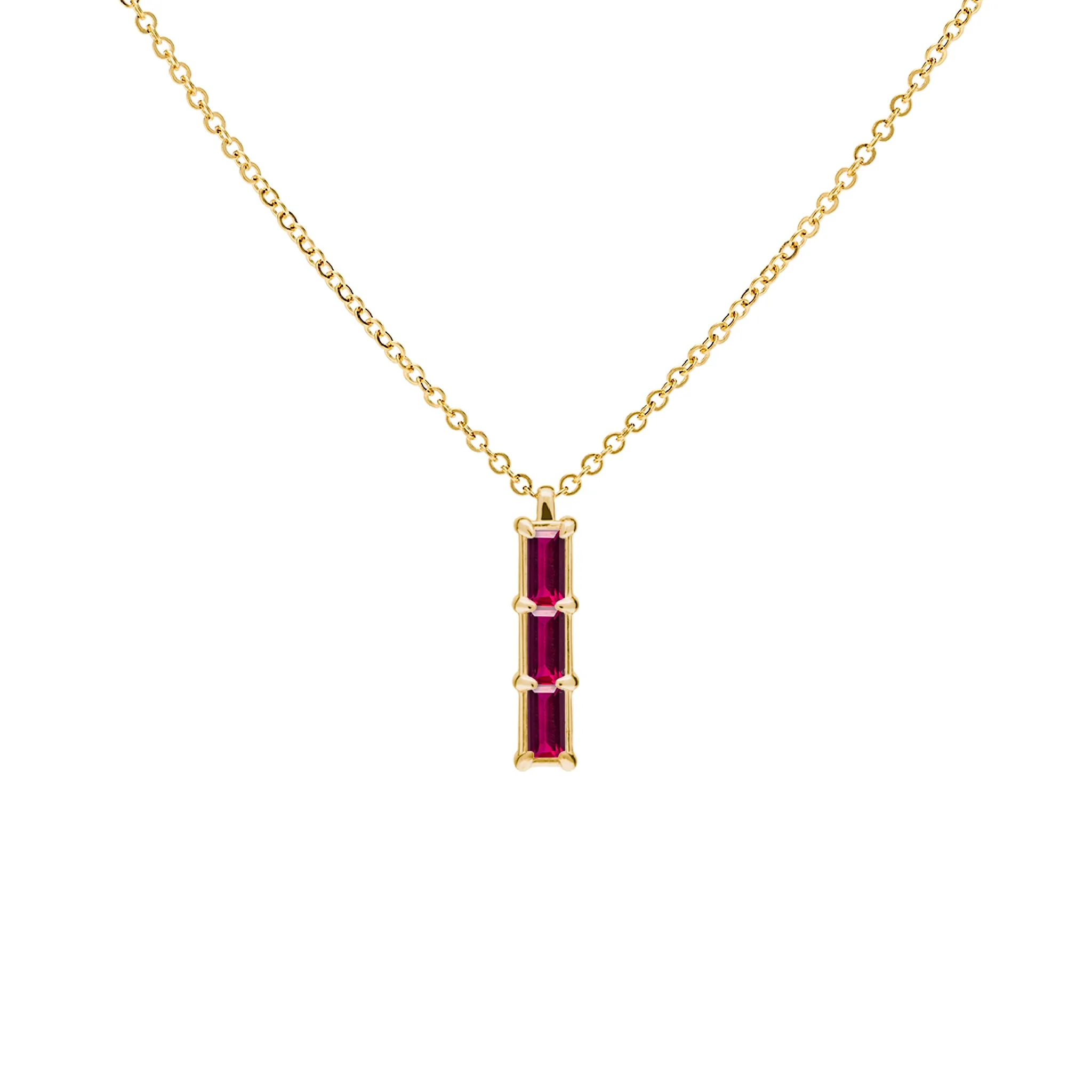 Providence 3 Ruby Pendant in 14k Gold (July) sold by Haverhill