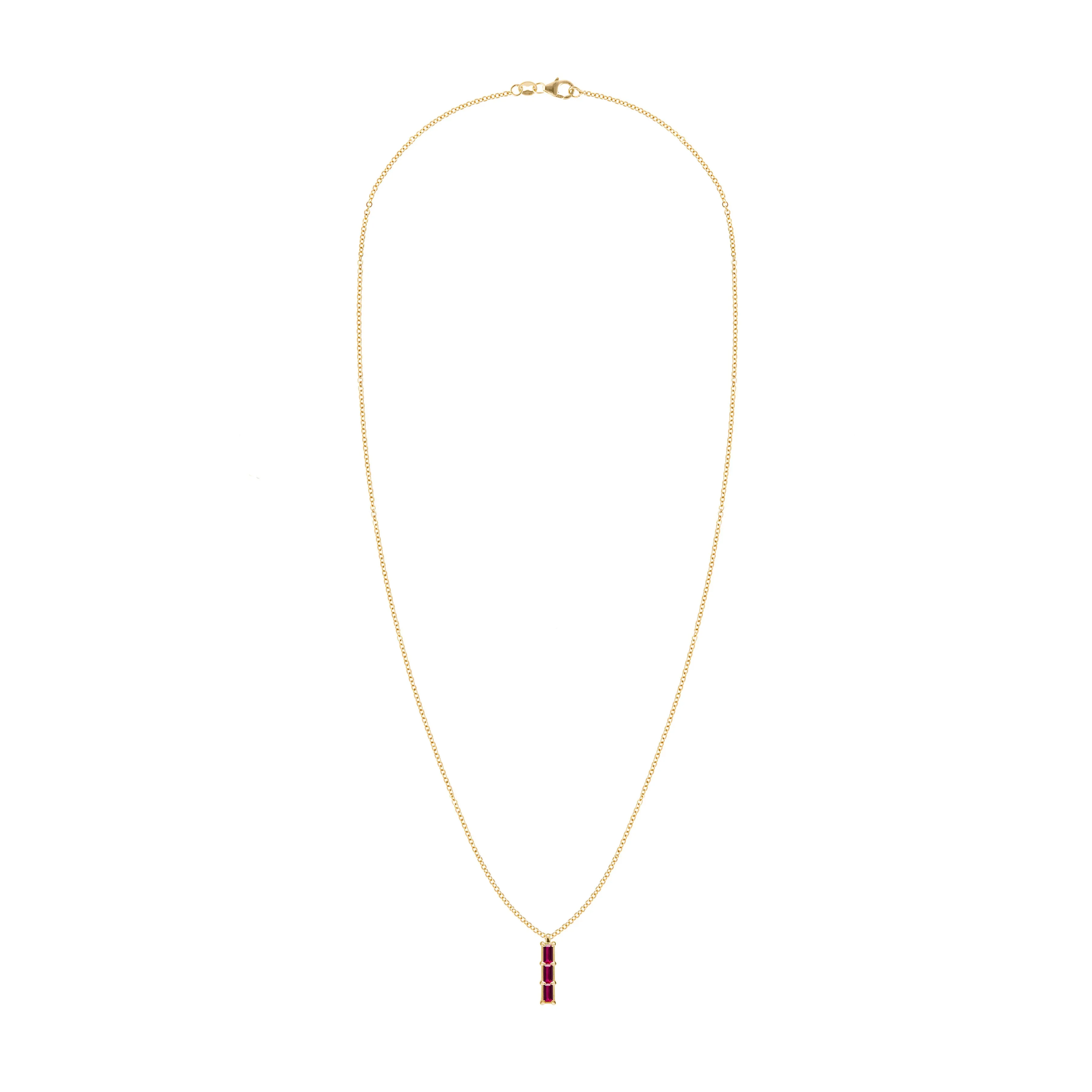Providence 3 Ruby Pendant in 14k Gold (July) sold by Haverhill product image thumbnail 4