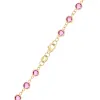 Newport Pink Sapphire Long Necklace in 14k Gold (October) sold by Haverhill