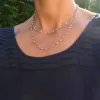Newport White Topaz Long Necklace in 14k Gold (April) sold by Haverhill