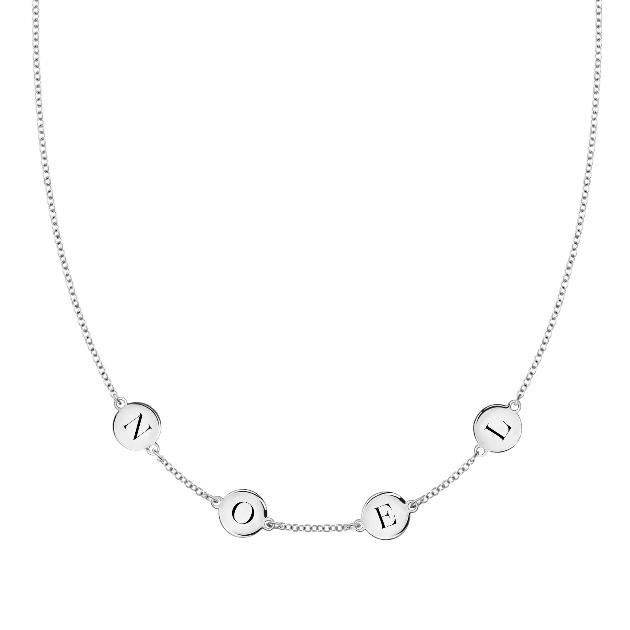 NOEL Letter Necklace in 14k Gold sold by Haverhill product image thumbnail 3