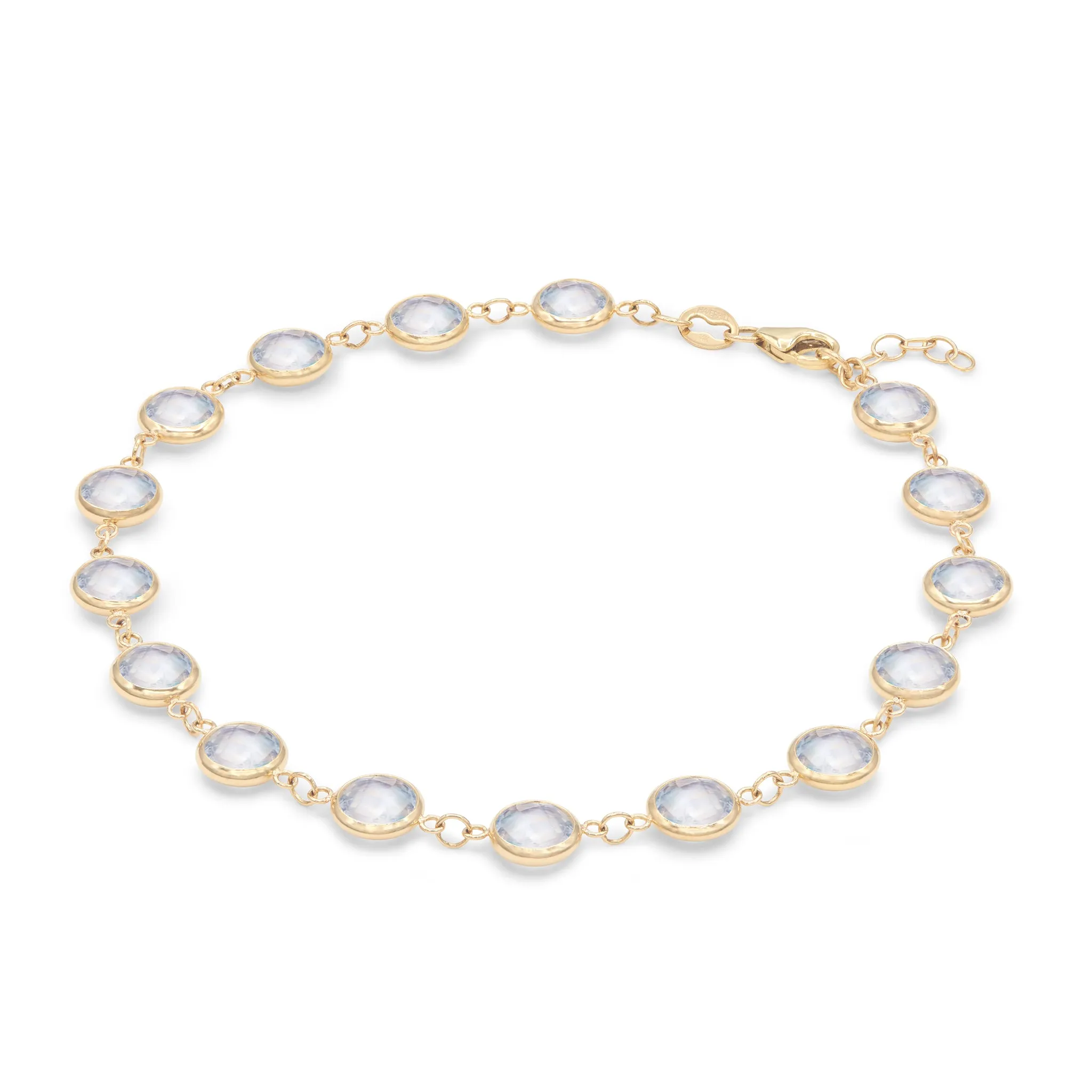 Newport Grand Moonstone Bracelet in 14k Gold (June) sold by Haverhill product image thumbnail 4