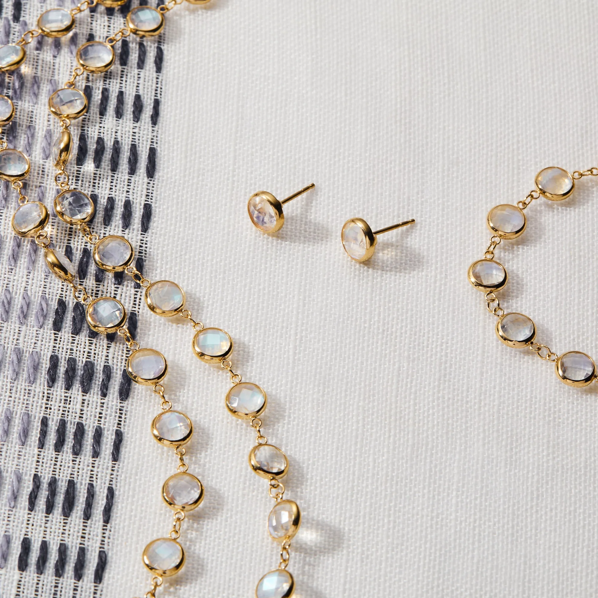 Newport Grand Moonstone Necklace in 14k Gold (June) sold by Haverhill product image thumbnail 3