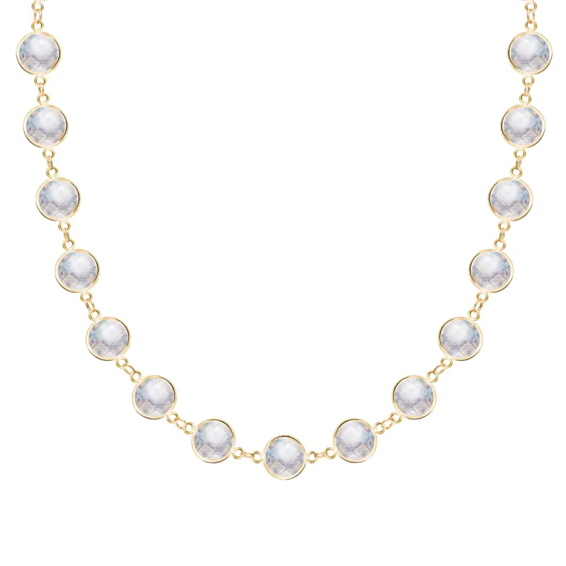 Newport Grand Moonstone Necklace in 14k Gold (June) sold by Haverhill