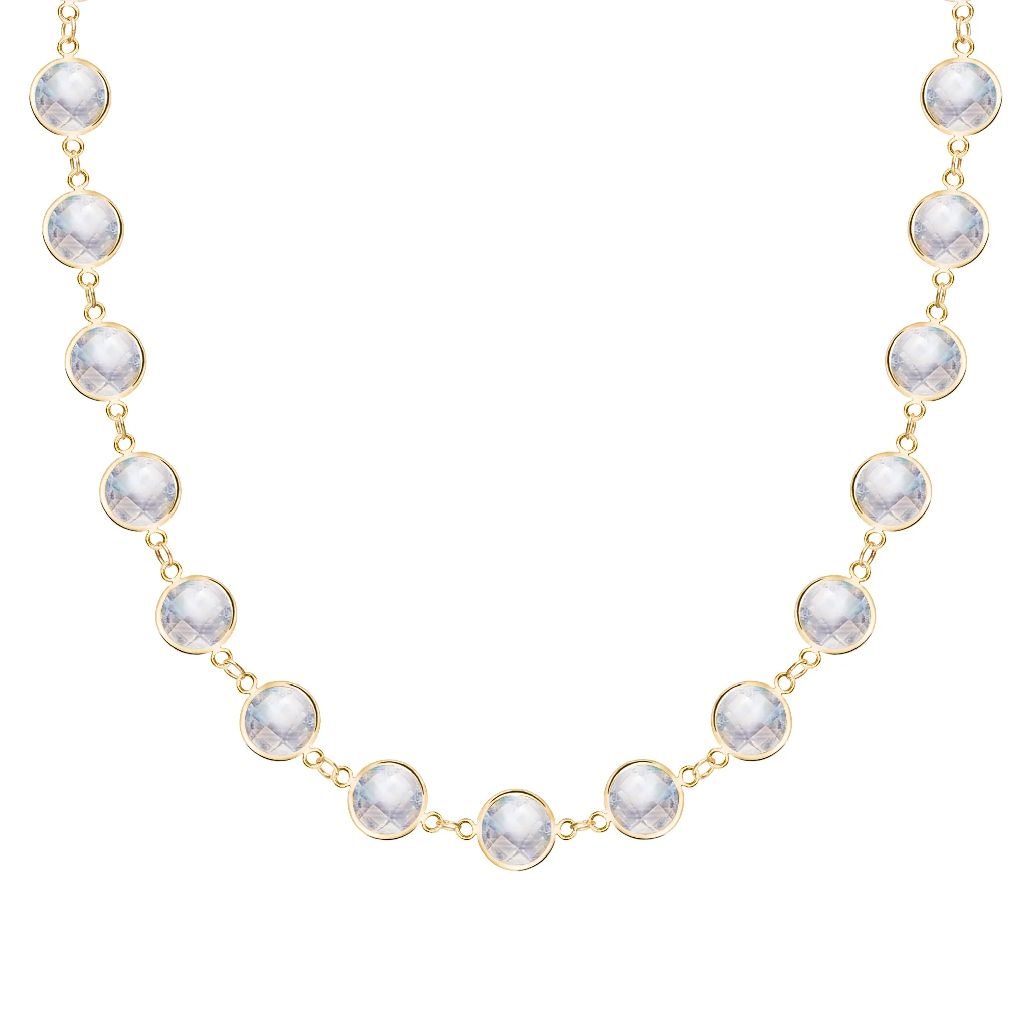 Newport Grand Moonstone Necklace in 14k Gold (June) sold by Haverhill