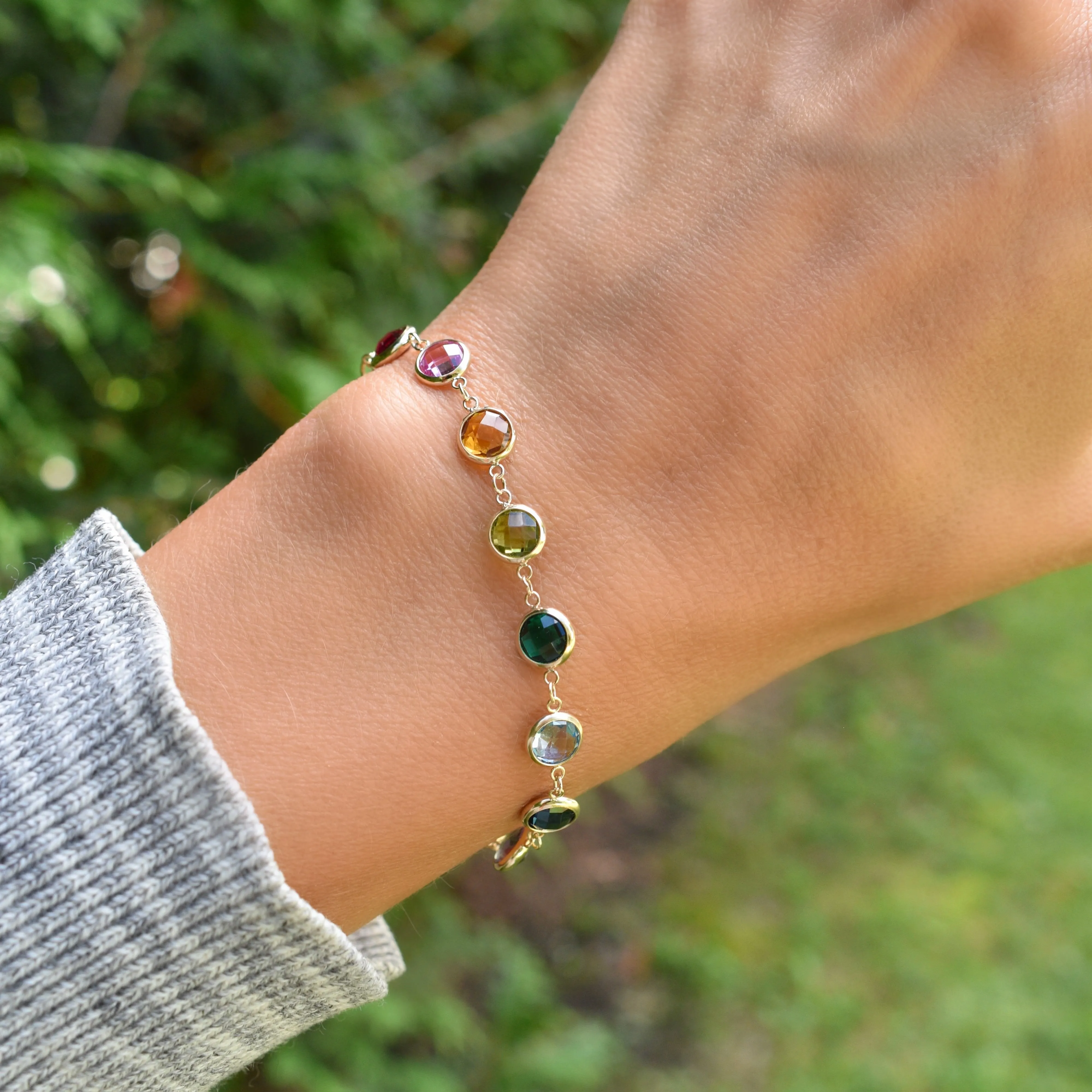 Rainbow Newport Grand Bracelet in 14k Gold sold by Haverhill product image thumbnail 2