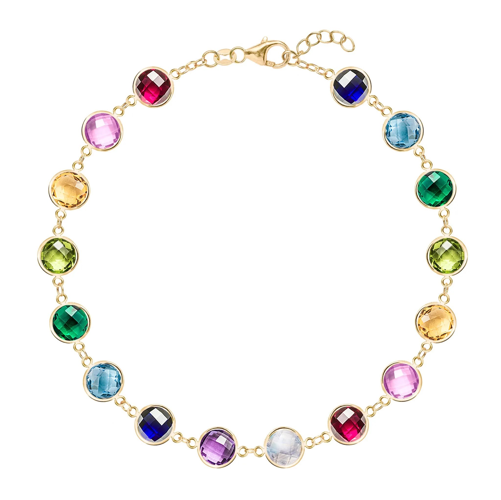 Rainbow Newport Grand Bracelet in 14k Gold sold by Haverhill