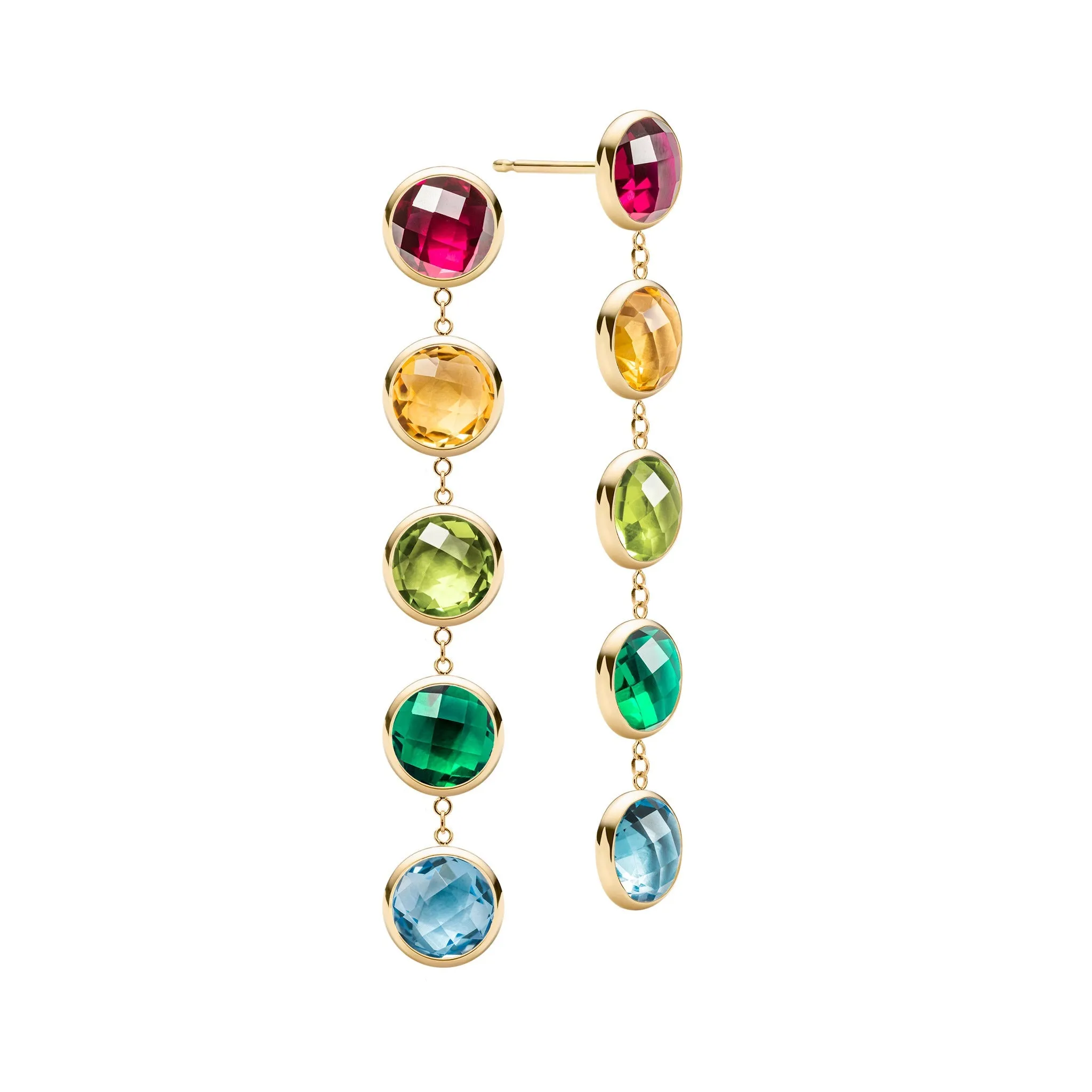 Rainbow Newport Grand Earrings in 14k Gold sold by Haverhill