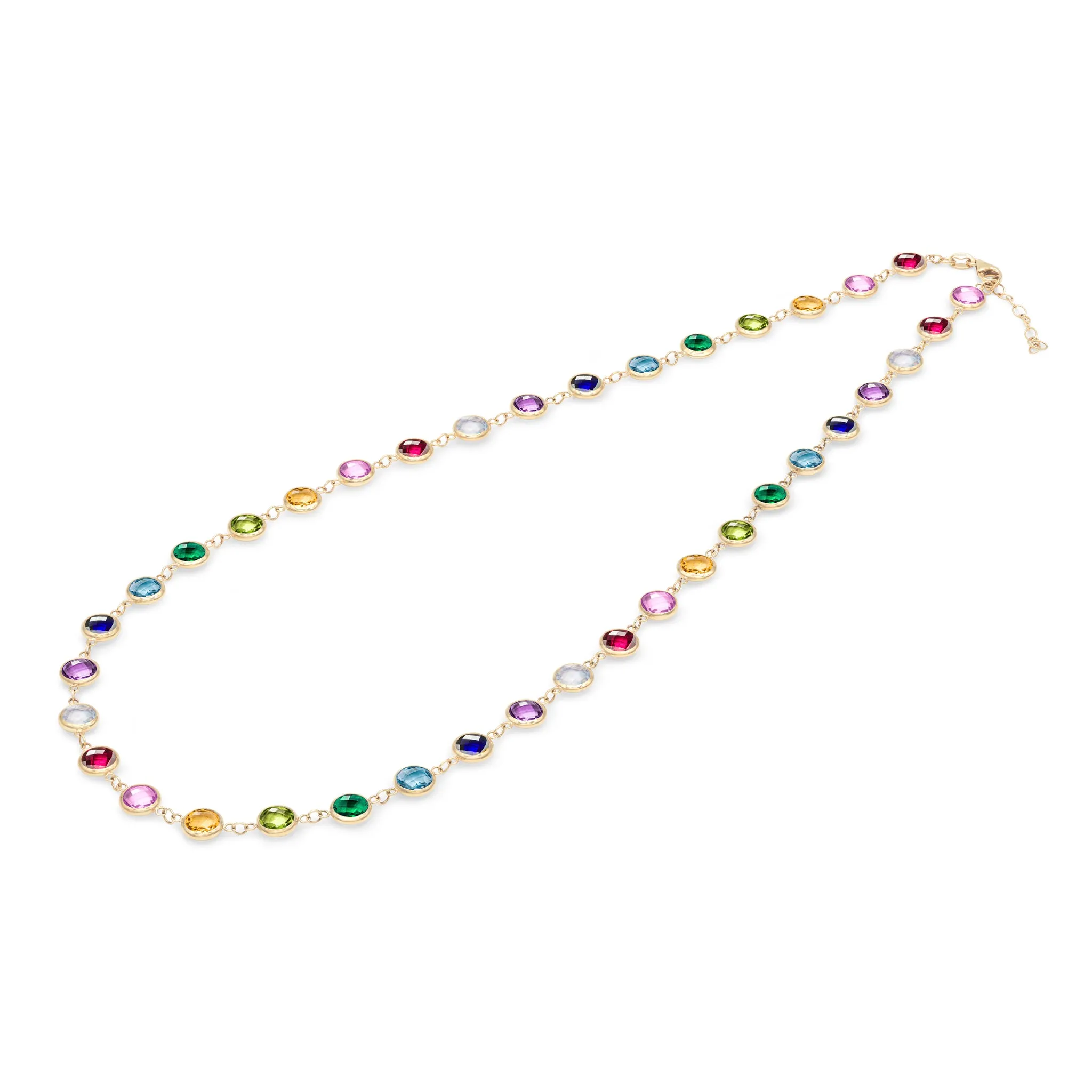Rainbow Newport Grand Necklace in 14k Gold sold by Haverhill product image thumbnail 4