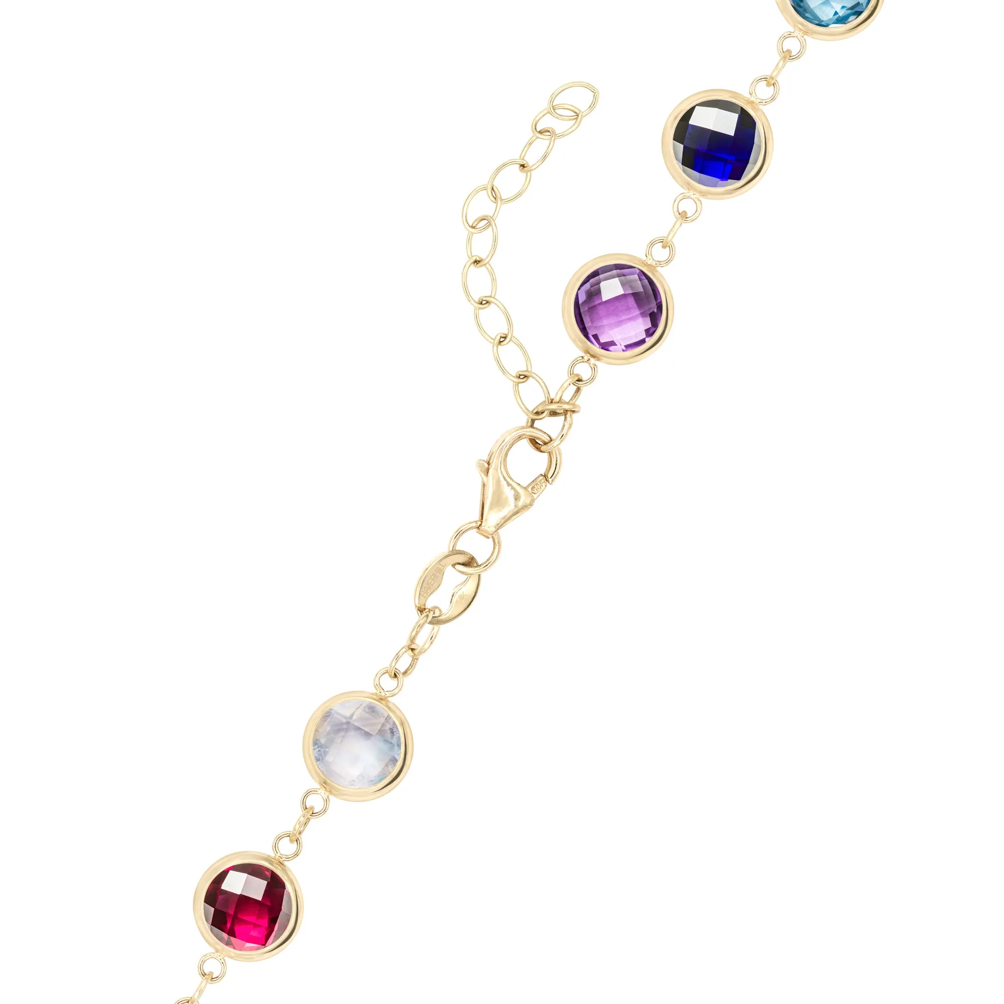 Rainbow Newport Grand Necklace in 14k Gold sold by Haverhill product image thumbnail 5