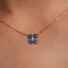 Greenwich 4 Alexandrite & Diamond Necklace and Earrings Set in 14k Gold (June) sold by Haverhill