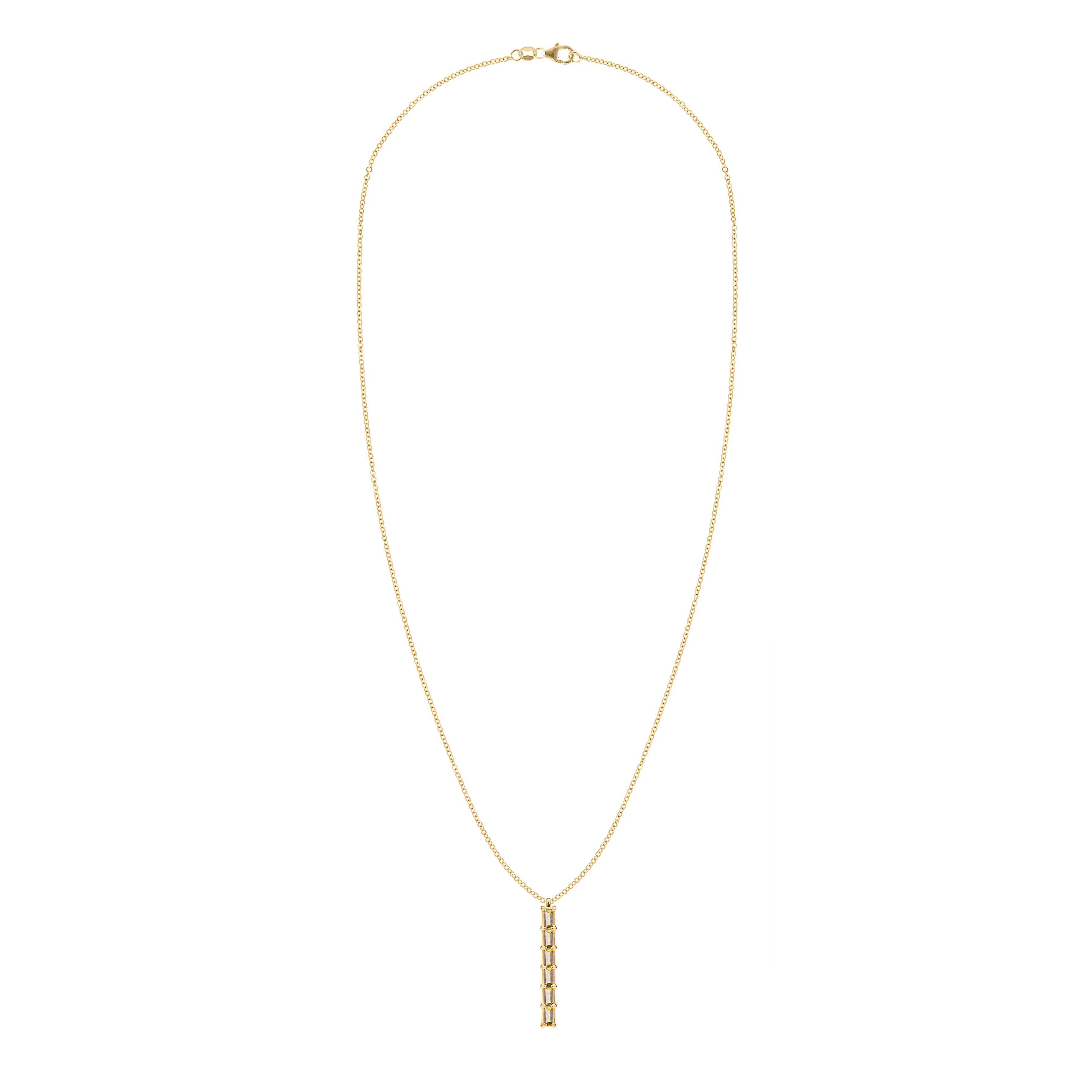 Providence 6 Citrine Pendant in 14k Gold (November) sold by Haverhill product image thumbnail 5