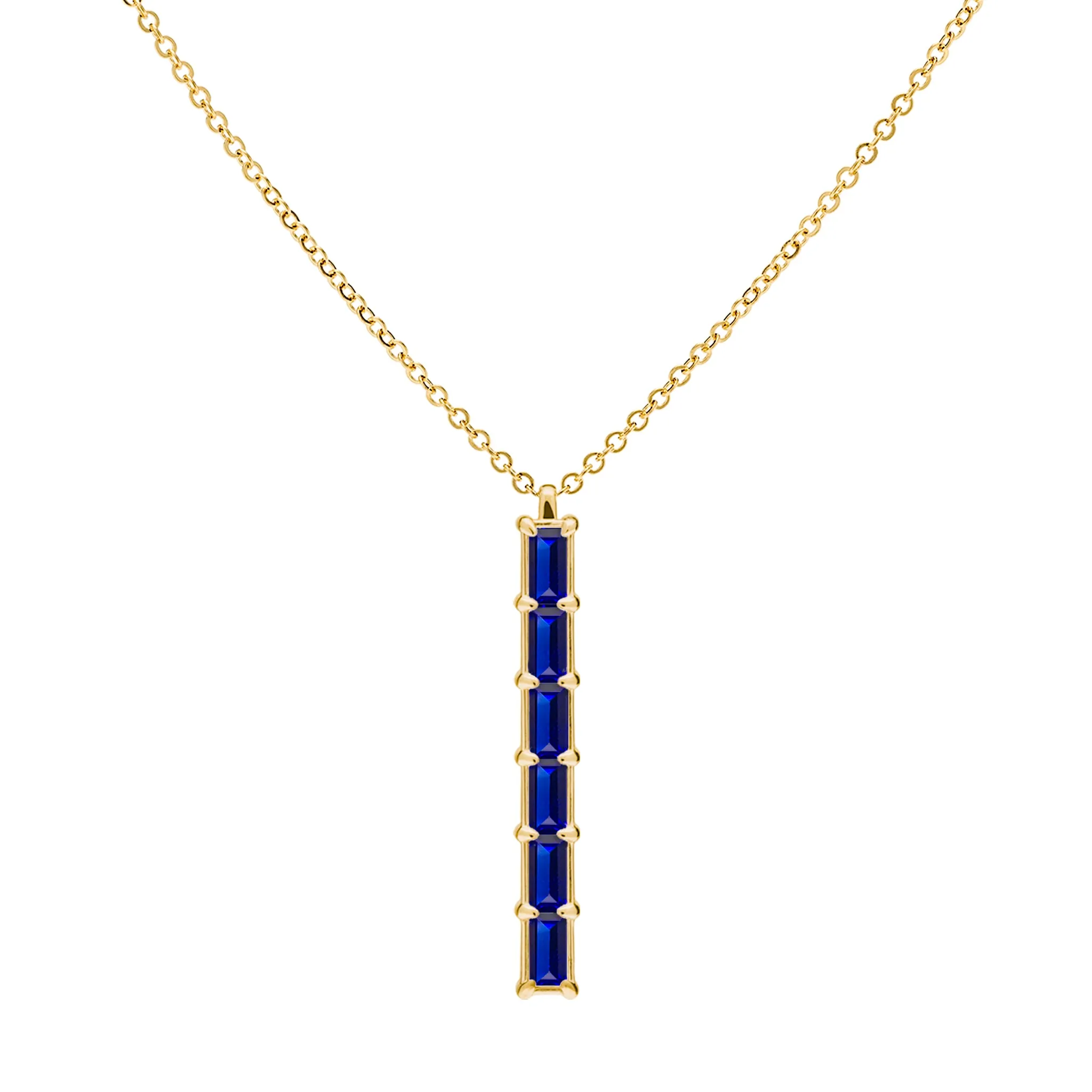 Providence 6 Sapphire Pendant in 14k Gold (September) sold by Haverhill
