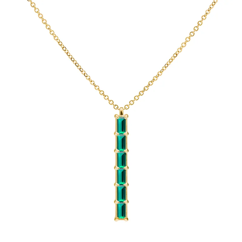 Providence 6 Emerald Pendant in 14k Gold (May) sold by Haverhill