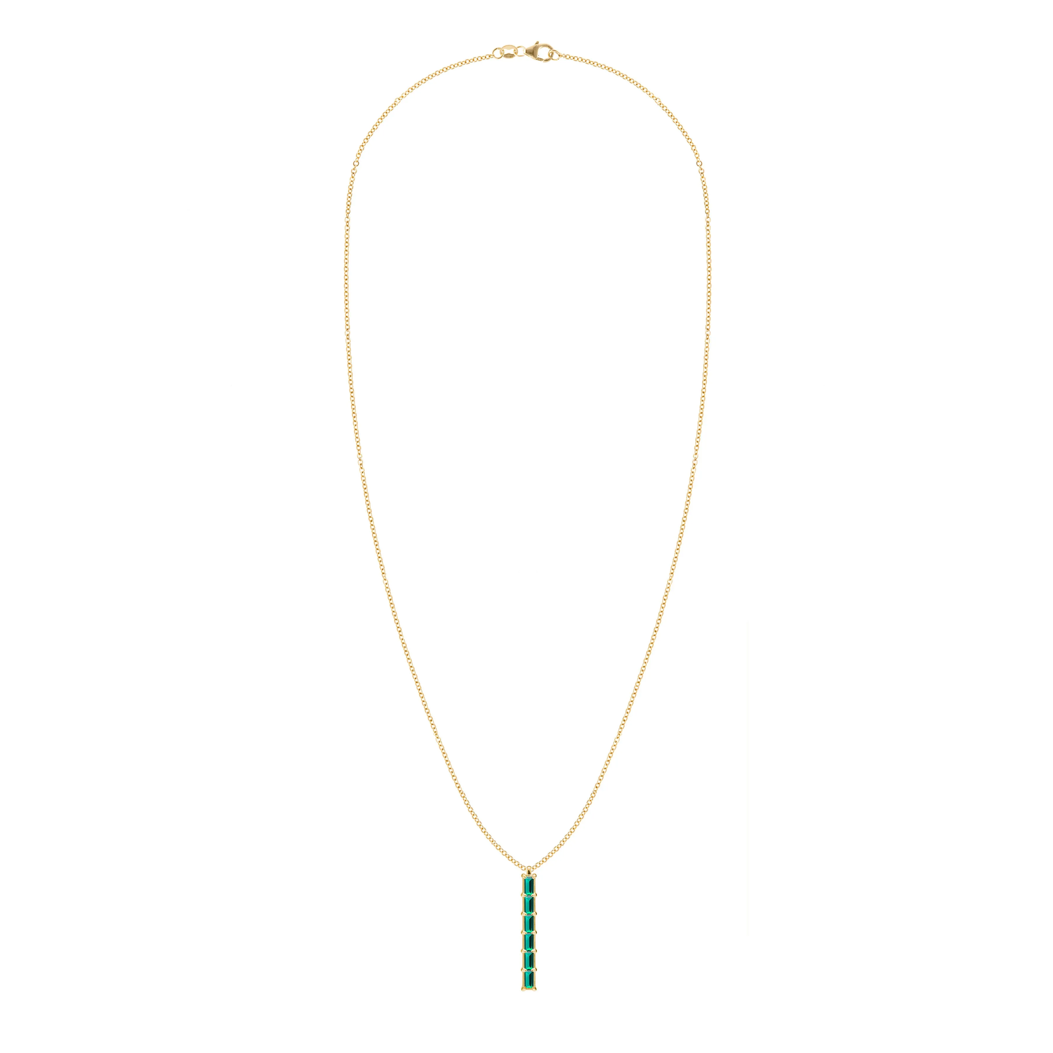 Providence 6 Emerald Pendant in 14k Gold (May) sold by Haverhill product image thumbnail 4