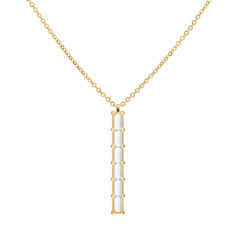 Providence 6 White Topaz Pendant in 14k Gold (April) sold by Haverhill