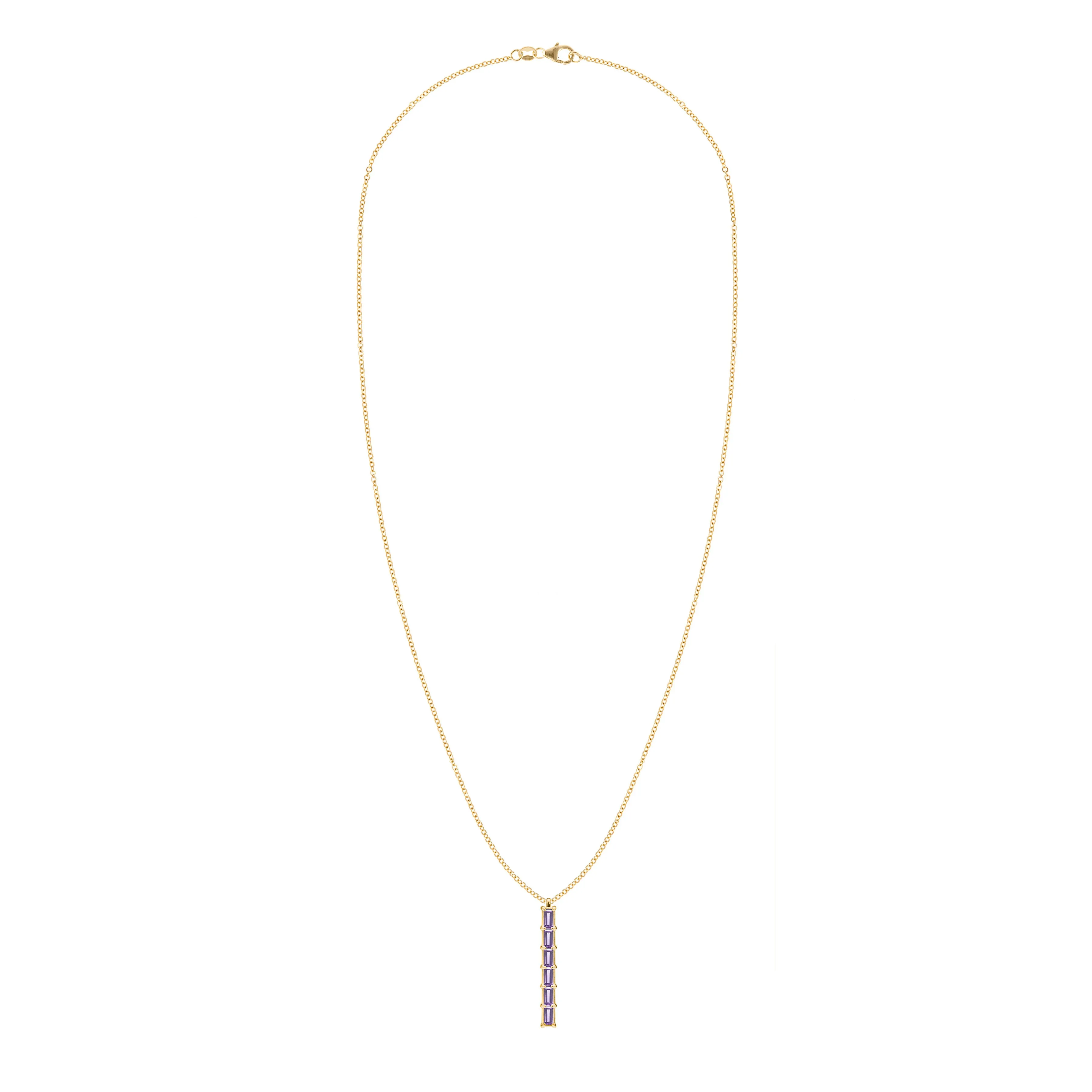 Providence 6 Amethyst Pendant in 14k Gold (February) sold by Haverhill product image thumbnail 5