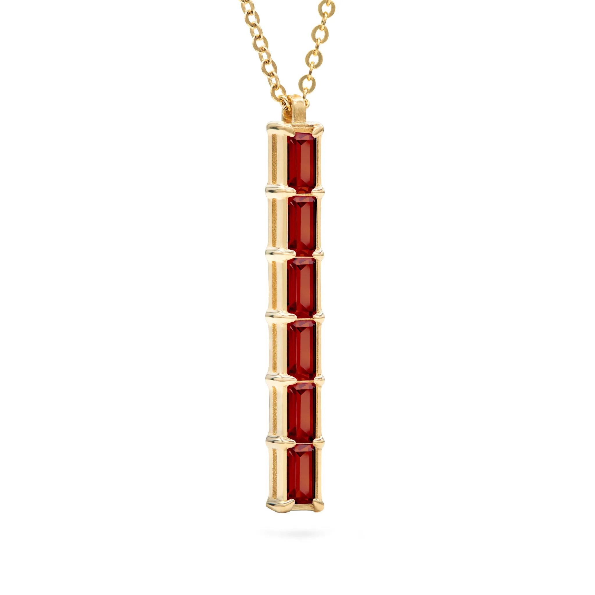Providence 6 Garnet Pendant in 14k Gold (January) sold by Haverhill product image thumbnail 4