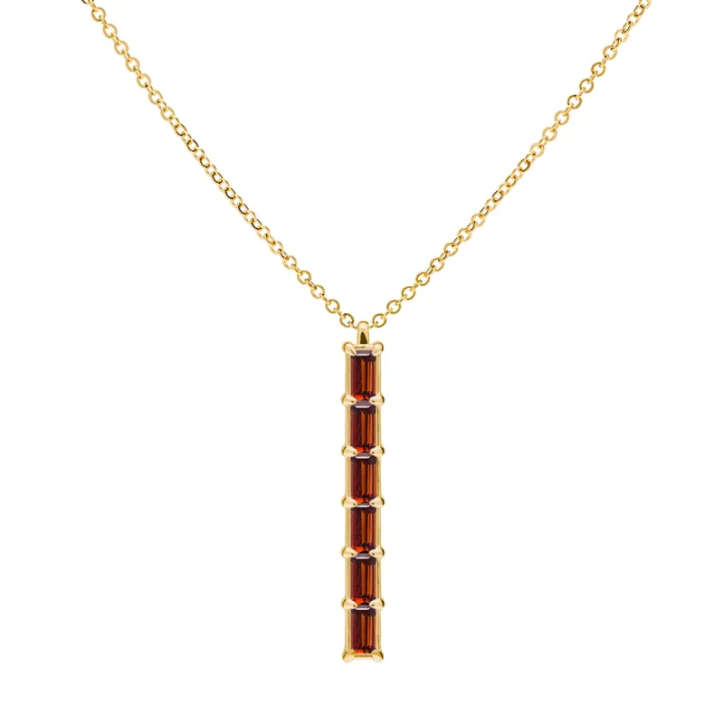 Providence 6 Garnet Pendant in 14k Gold (January) sold by Haverhill