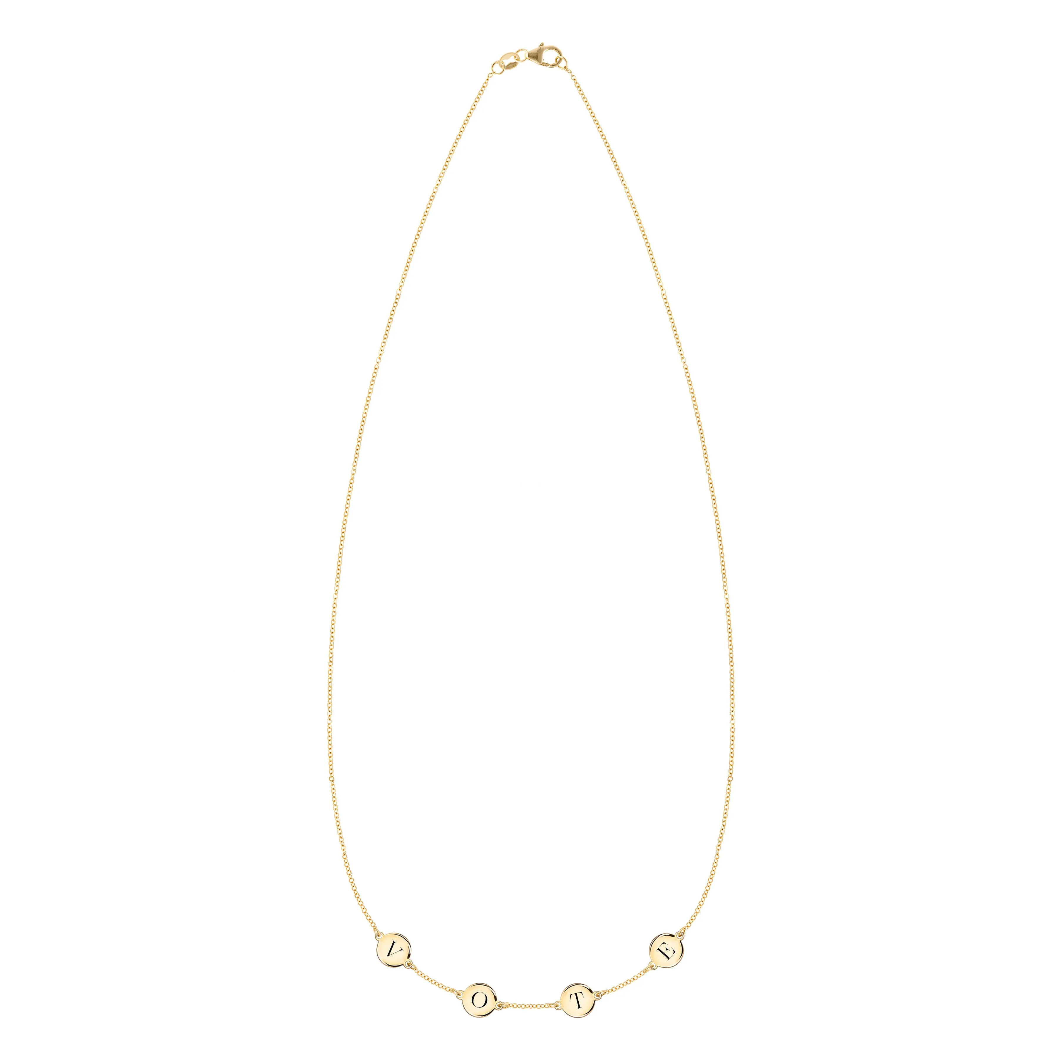 VOTE Necklace in 14k Gold sold by Haverhill product image thumbnail 4