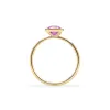 Grand Pink Sapphire Ring in 14k Gold (October) sold by Haverhill