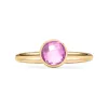 Grand Pink Sapphire Ring in 14k Gold (October) sold by Haverhill
