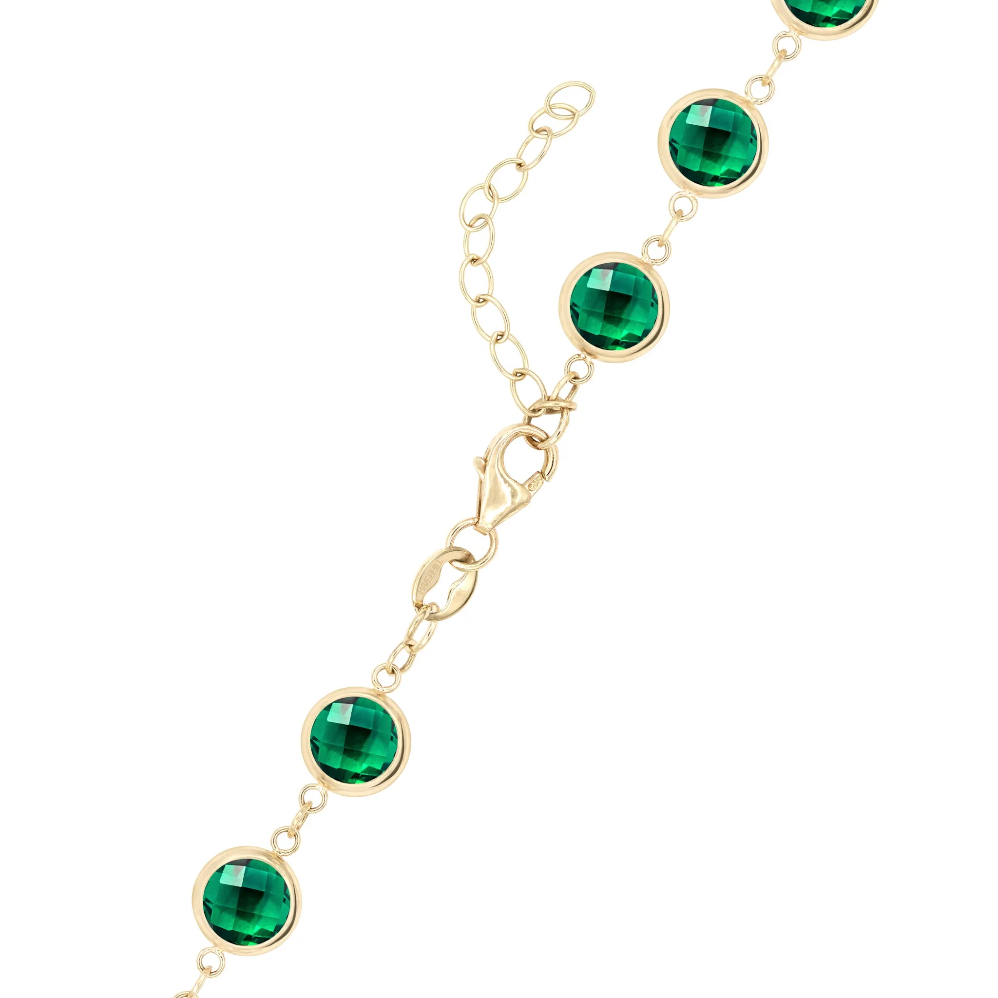Newport Grand Emerald Necklace in 14k Gold (May) sold by Haverhill product image thumbnail 4