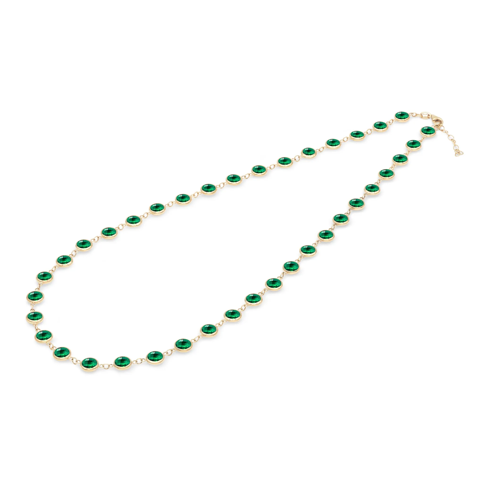 Newport Grand Emerald Necklace in 14k Gold (May) sold by Haverhill product image thumbnail 5