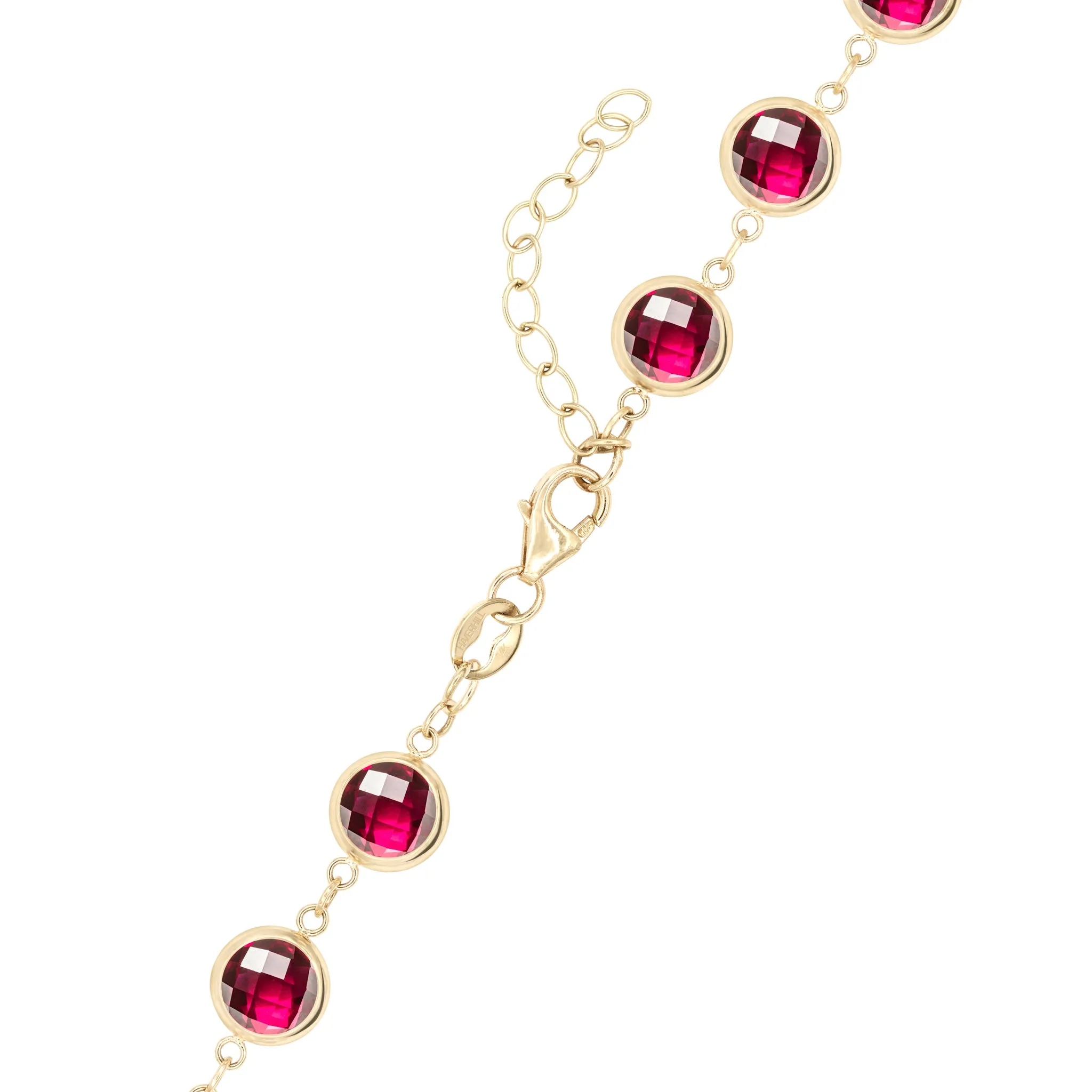 Newport Grand Ruby Necklace in 14k Gold (July) sold by Haverhill product image thumbnail 4