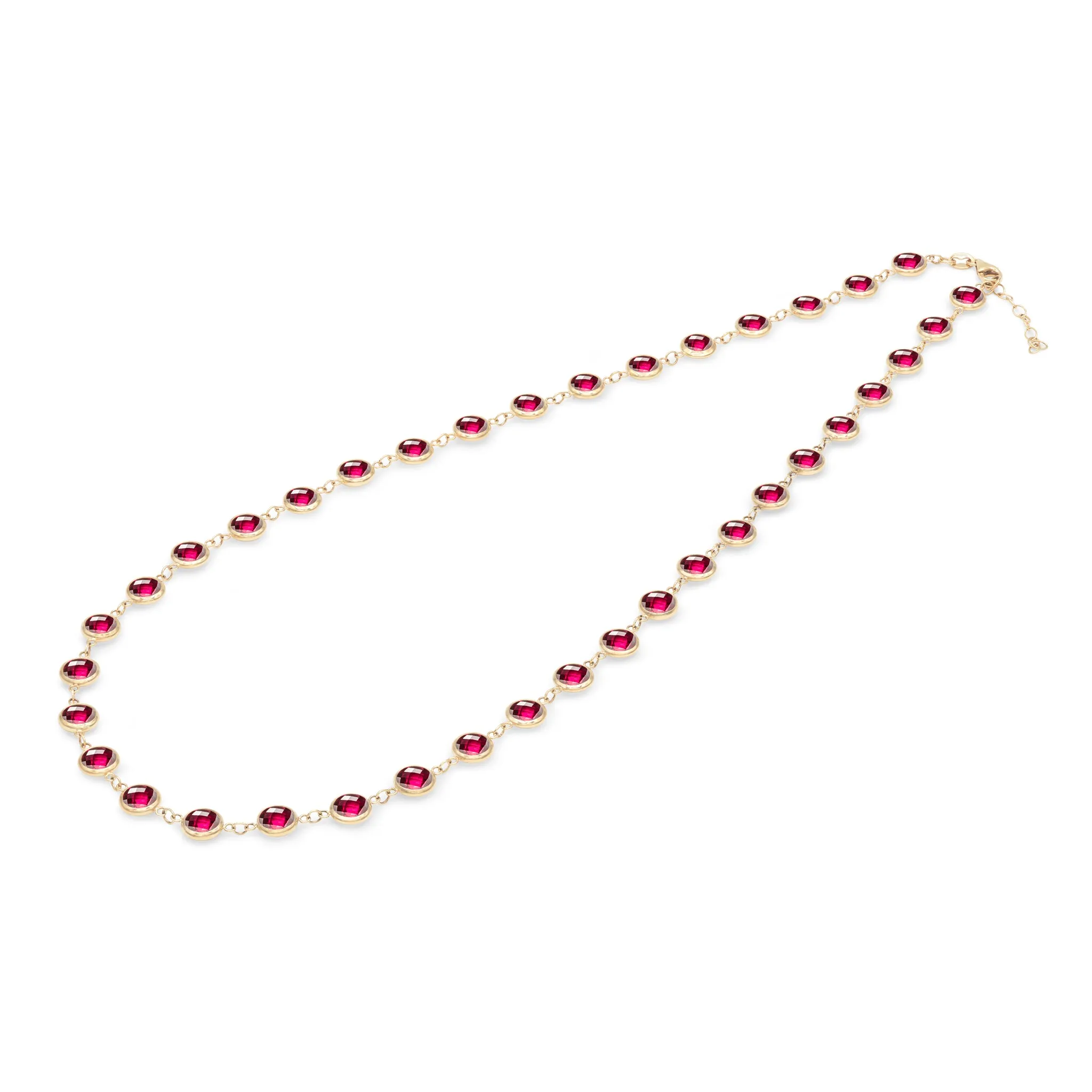 Newport Grand Ruby Necklace in 14k Gold (July) sold by Haverhill product image thumbnail 5