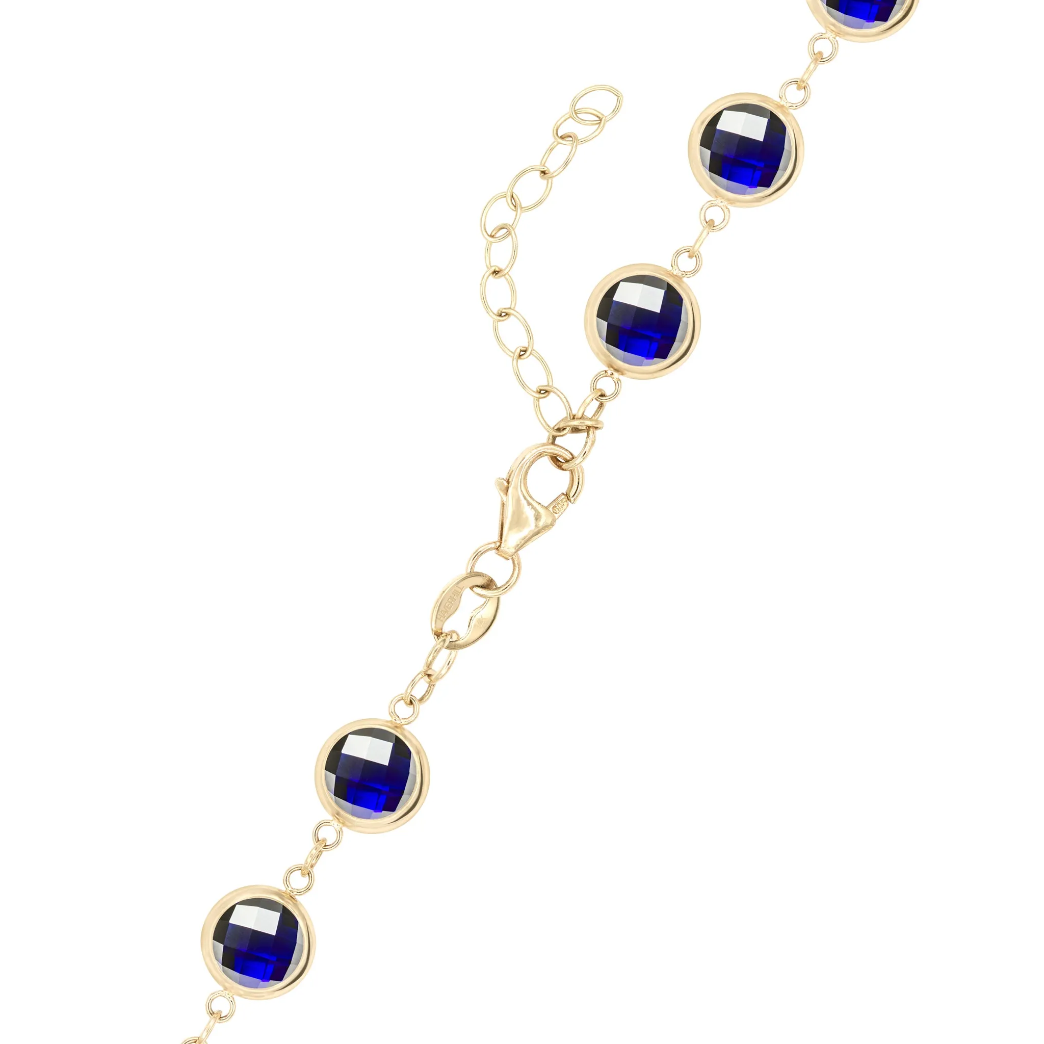 Newport Grand Sapphire Necklace in 14k Gold (September) sold by Haverhill product image thumbnail 4