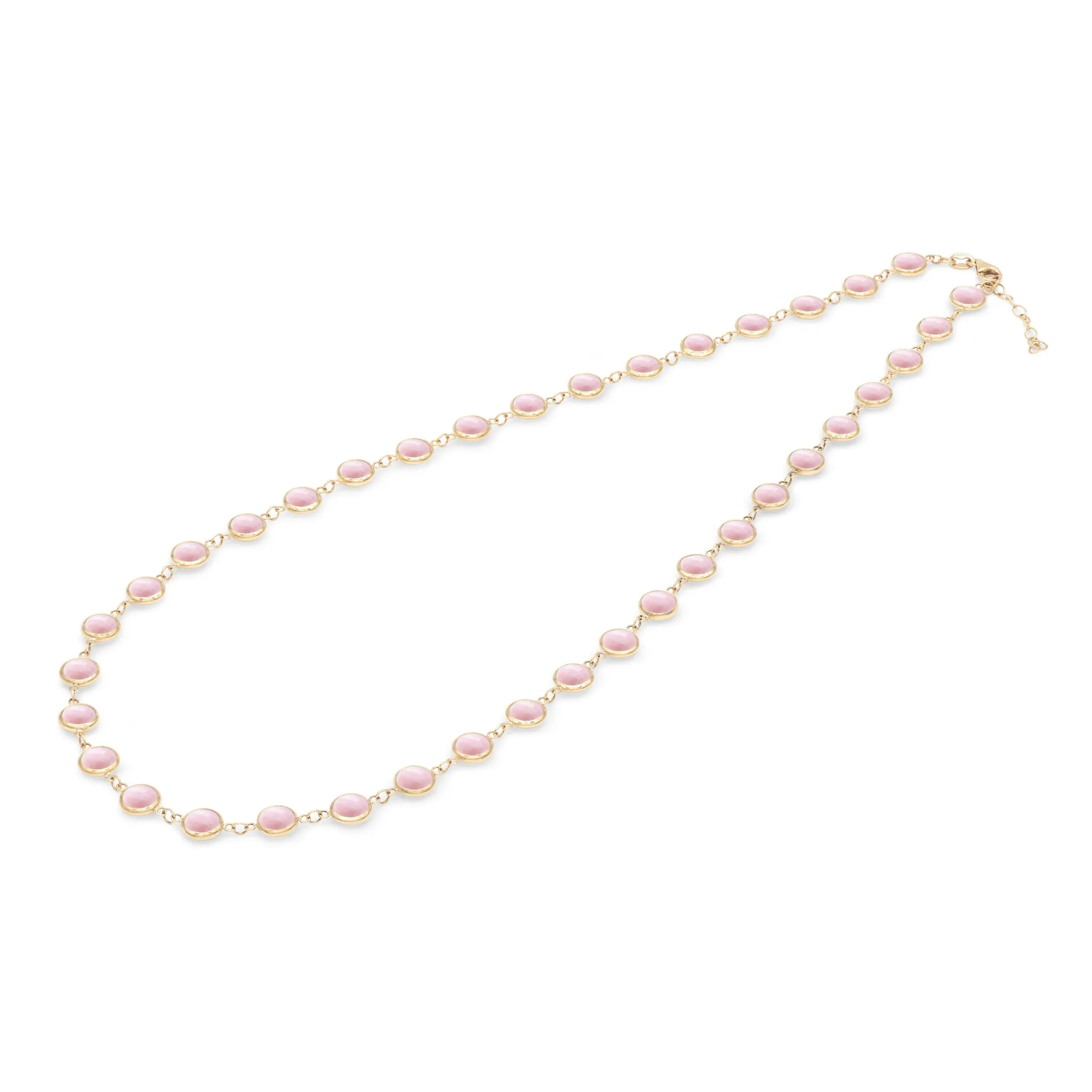 Newport Grand Pink Opal Necklace in 14k Gold (October) sold by Haverhill product image thumbnail 5