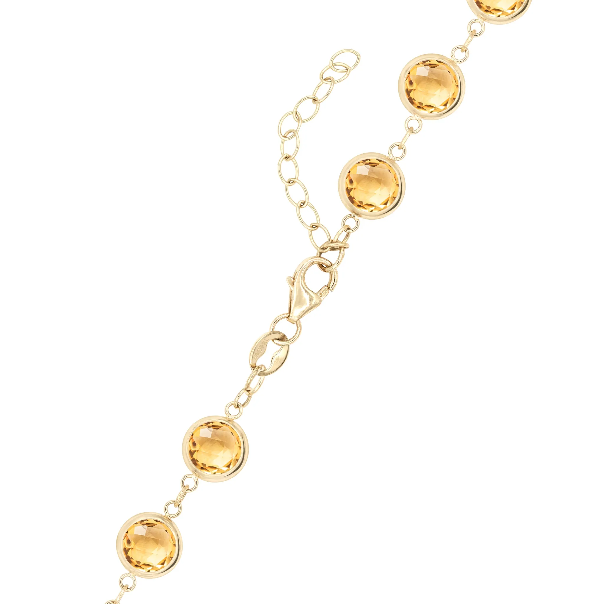 Newport Grand Citrine Necklace in 14k Gold (November) sold by Haverhill product image thumbnail 4