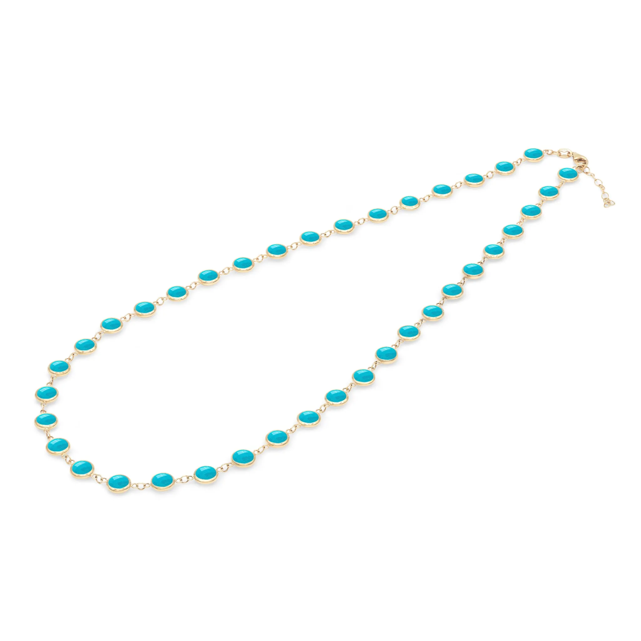 Newport Grand Turquoise Necklace in 14k Gold (December) sold by Haverhill product image thumbnail 5