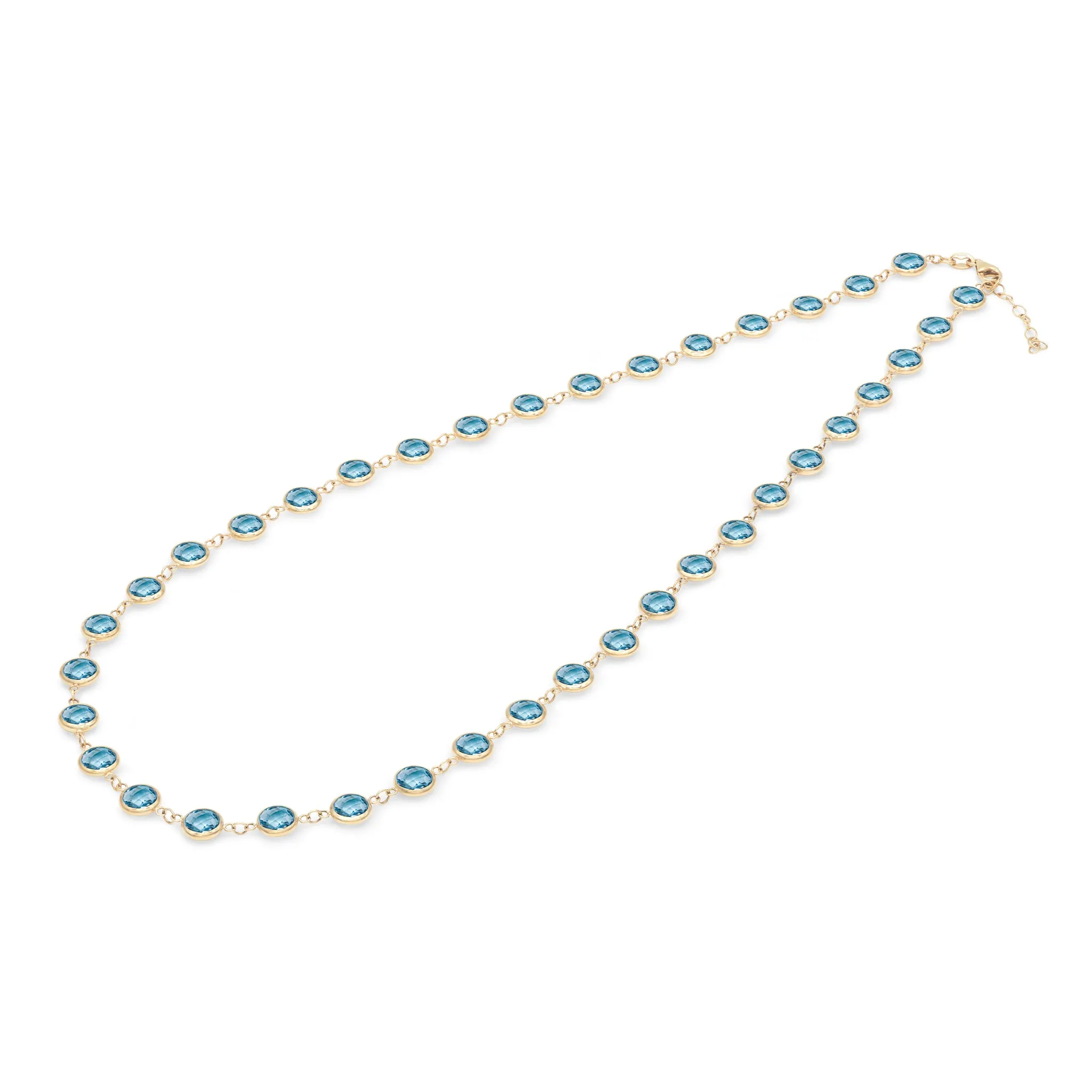 Newport Grand Nantucket Blue Topaz Necklace in 14k Gold (December) sold by Haverhill product image thumbnail 5