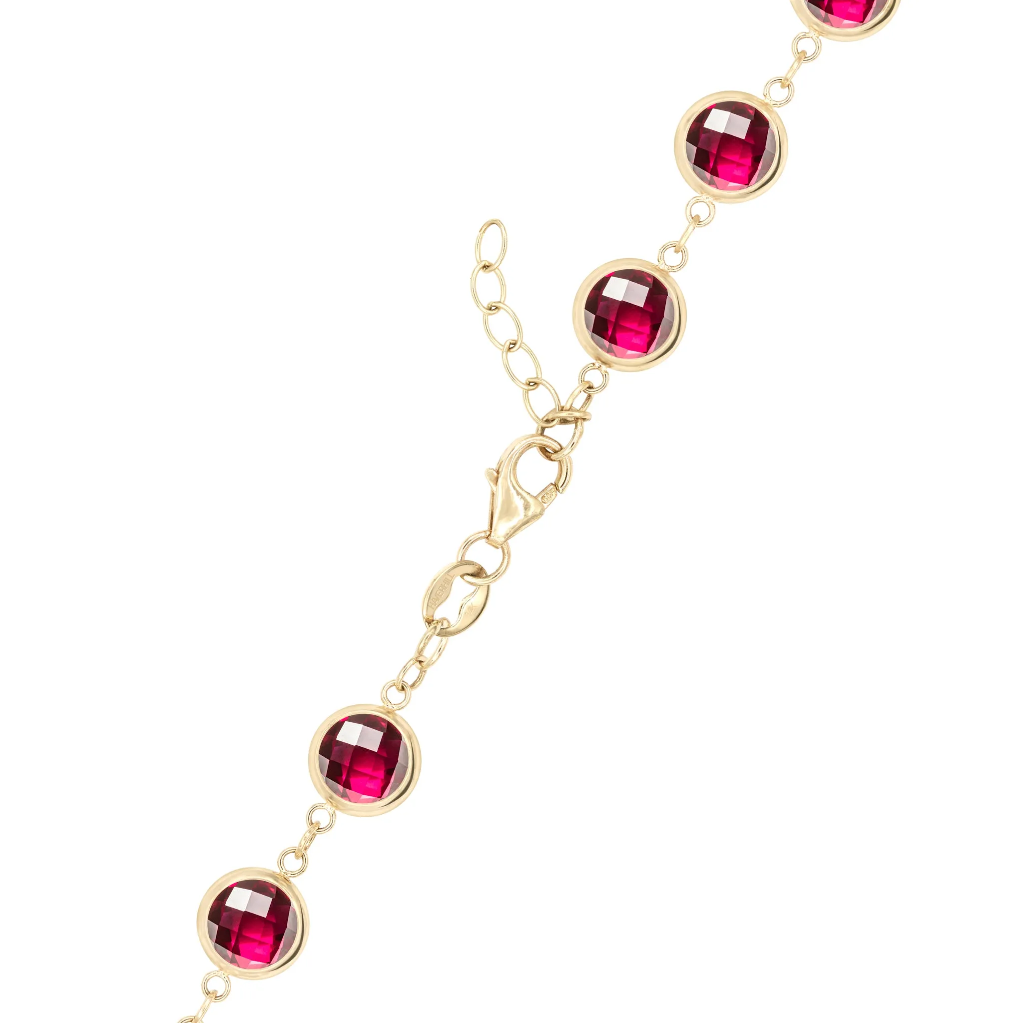 Newport Grand Ruby Bracelet in 14k Gold (July) sold by Haverhill product image thumbnail 4