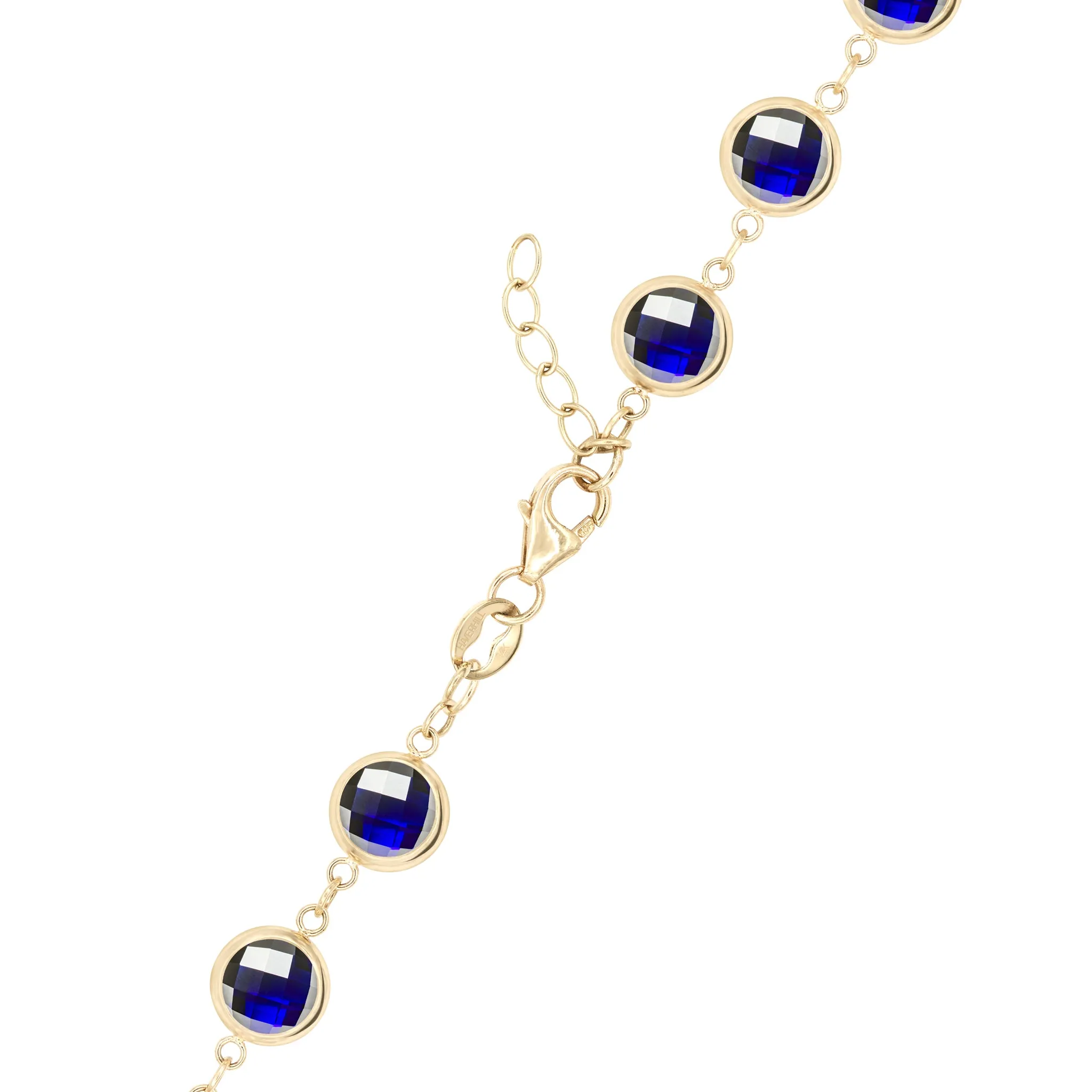 Newport Grand Sapphire Bracelet in 14k Gold (September) sold by Haverhill product image thumbnail 4