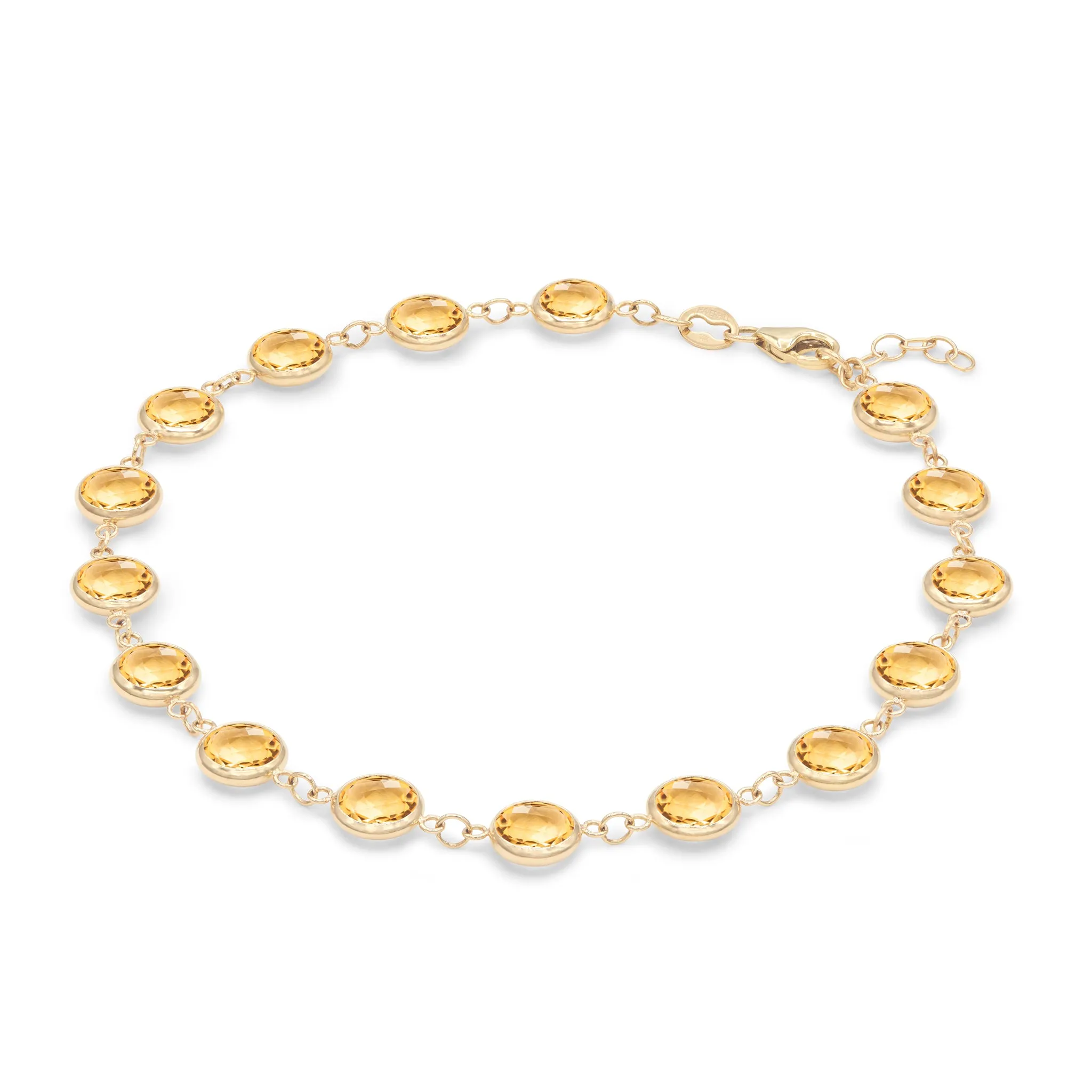 Newport Grand Citrine Bracelet in 14k Gold (November) sold by Haverhill product image thumbnail 5