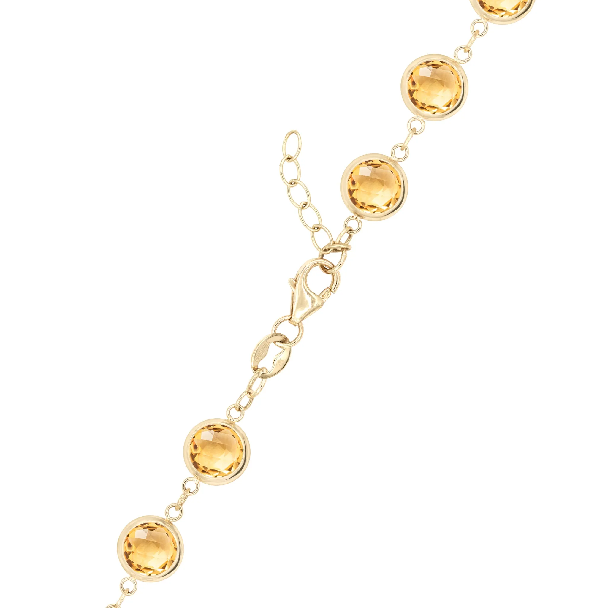 Newport Grand Citrine Bracelet in 14k Gold (November) sold by Haverhill product image thumbnail 4