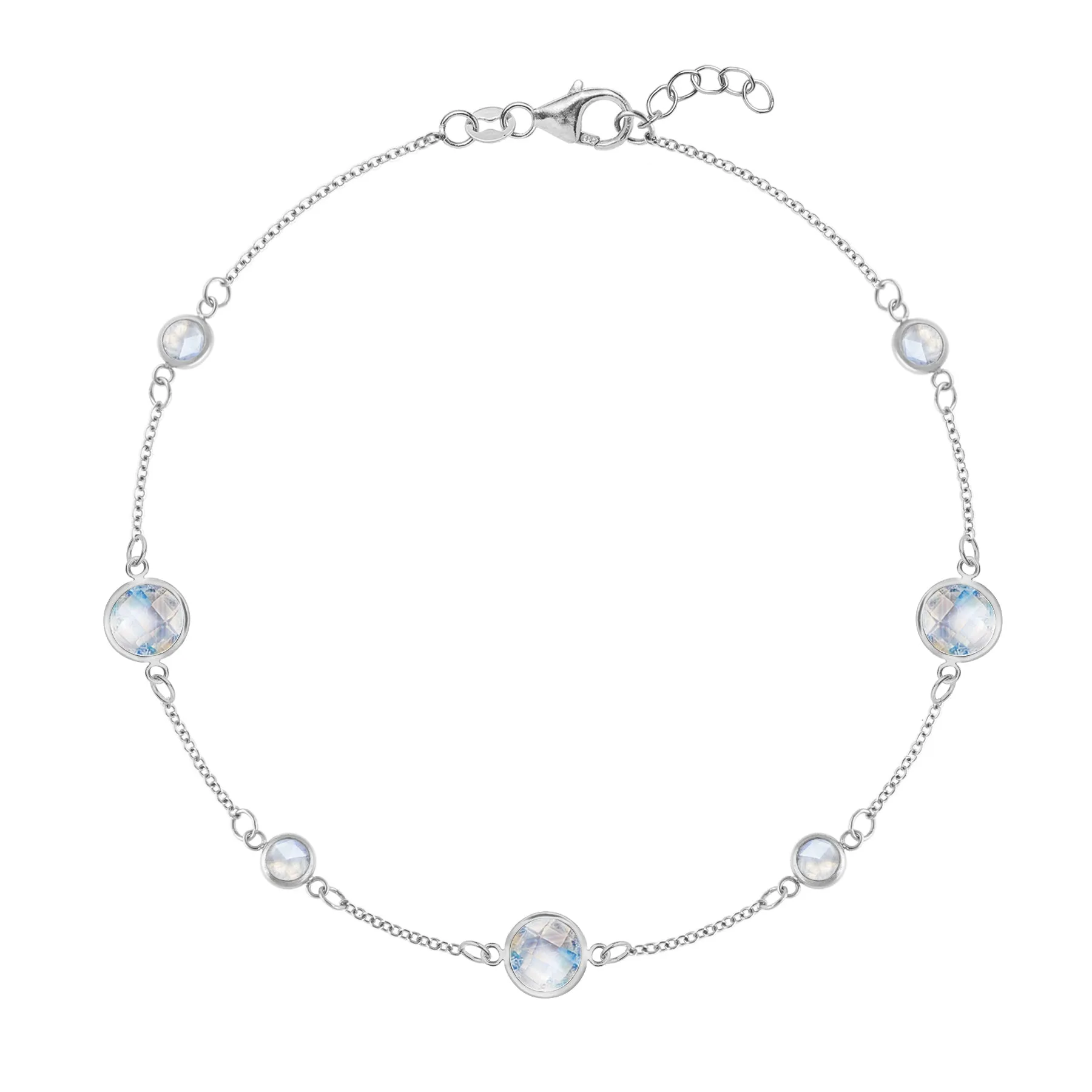Bayberry Grand & Petite 7 Moonstone Bracelet in 14k Gold (June) sold by Haverhill product image thumbnail 5