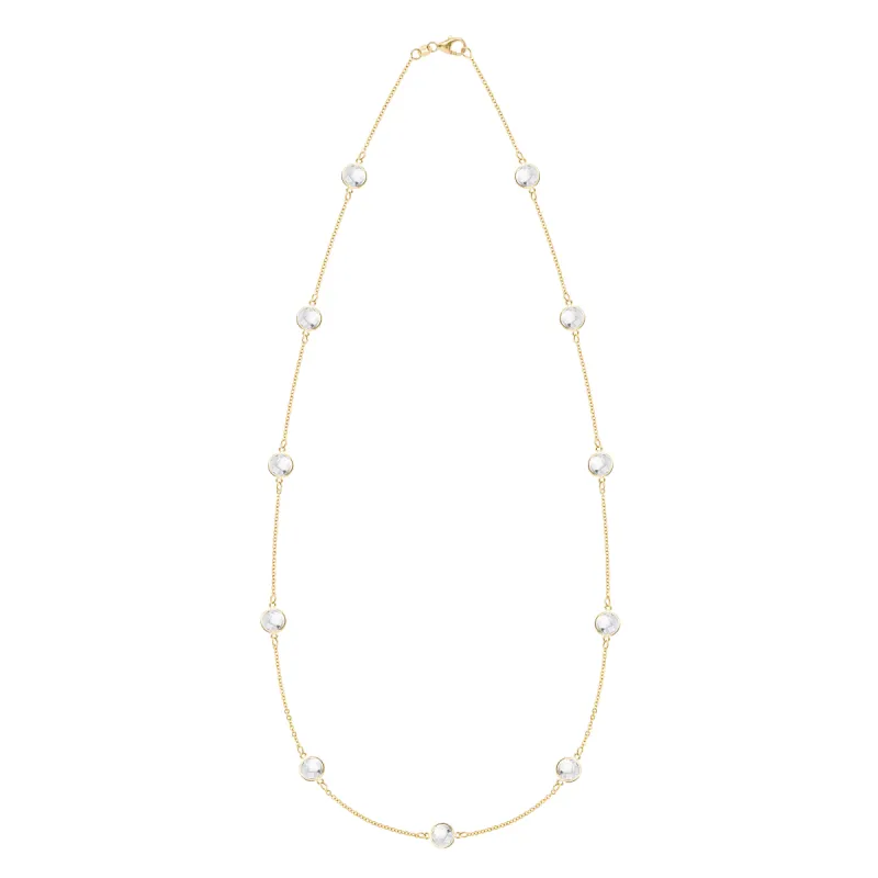 Bayberry Grand 11 Birthstone Necklace in 14k Gold sold by Haverhill