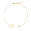 Star of David & Petite 1 Birthstone Bracelet in 14k Gold sold by Haverhill