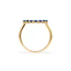 Rosecliff Circle Sapphire Ring in 14k Gold (September) sold by Haverhill