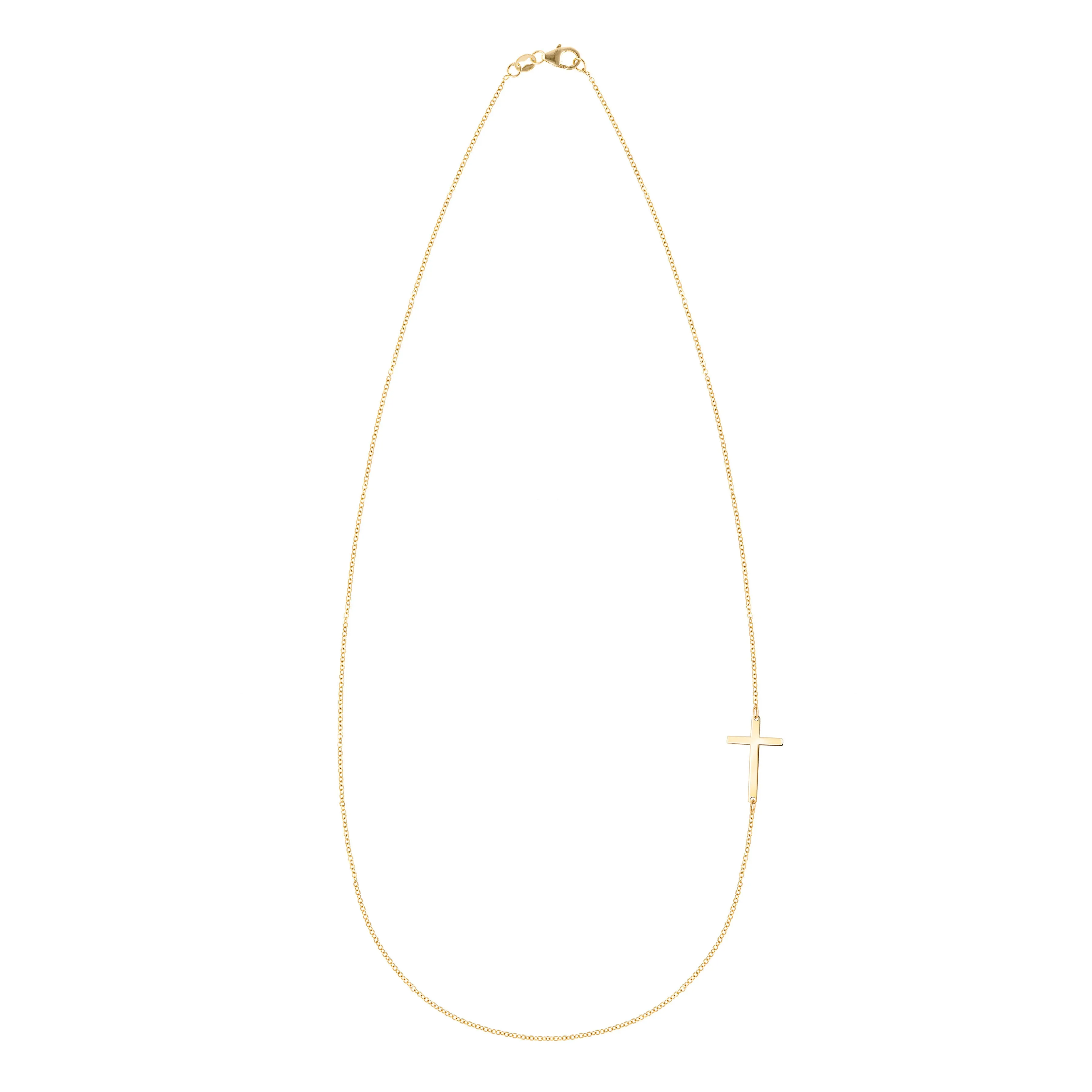 Cross Necklace in 14k Gold sold by Haverhill product image thumbnail 4