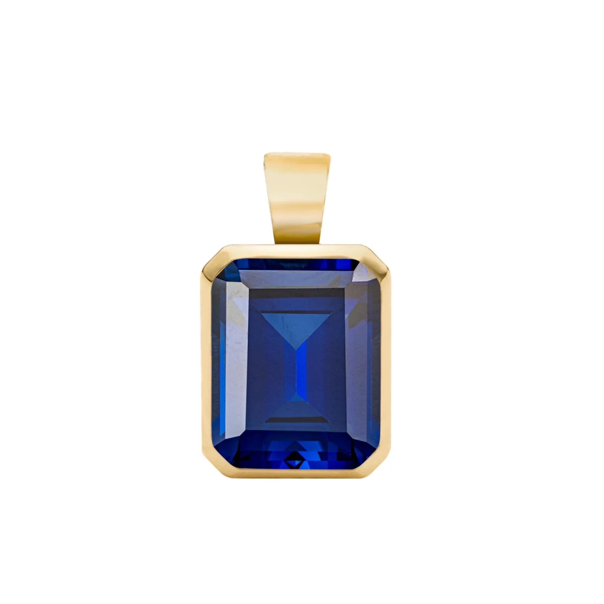Warren Sapphire Pendant in 14k Gold (September) sold by Haverhill
