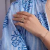 Warren Vertical Birthstone Ring with Accent Stones in 14k Gold sold by Haverhill
