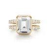 Warren Vertical Birthstone Ring with Accent Stones in 14k Gold sold by Haverhill