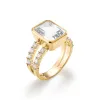 Warren Vertical Birthstone Ring with Accent Stones in 14k Gold sold by Haverhill